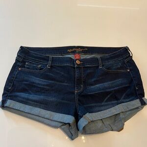 Arizona 20 Juniors Plus Denim Shorts